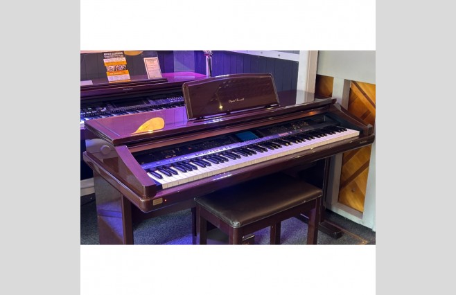 Technics SX-PR900 Polished Mahogany Digital Piano, Used - Complete Package (SN:X96A1404) - Image 4
